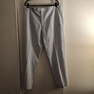 Alan Flusser Men's Blue And White Chinos